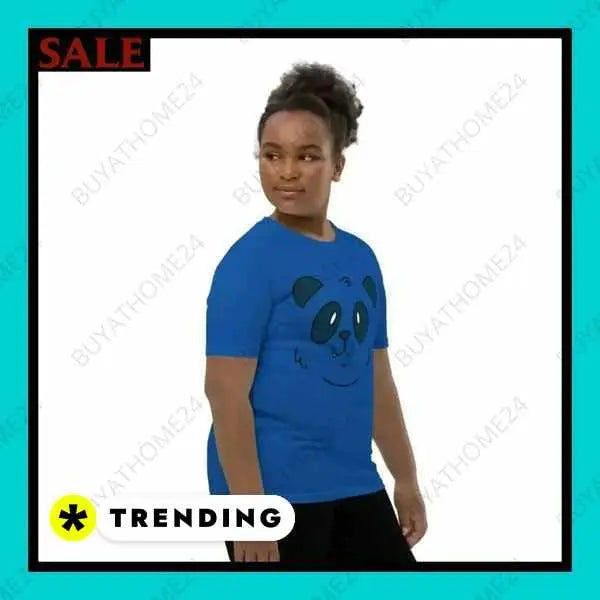 • Rundhalsshirts I Kurzarm Kinder T-Shirt S, M, L, XL - BUYATHOME24