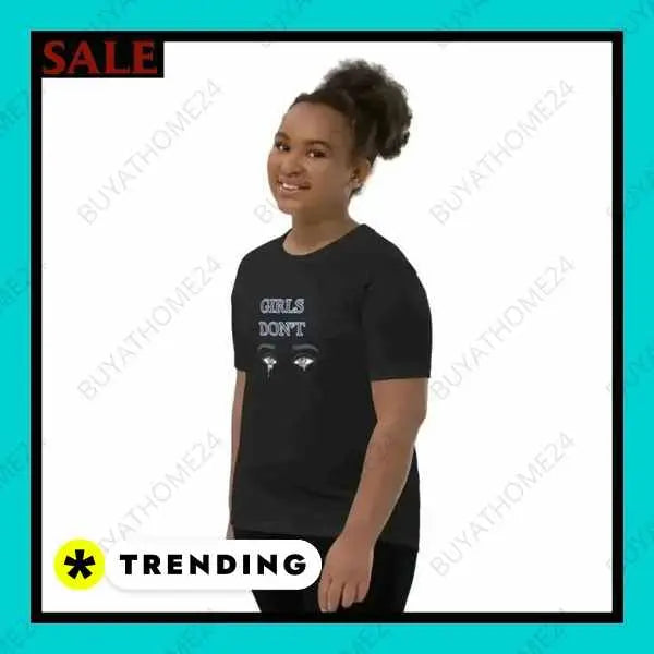 • Rundhalsshirts I Kurzarm Mädchen T-Shirt S, M, L, XL - BUYATHOME24
