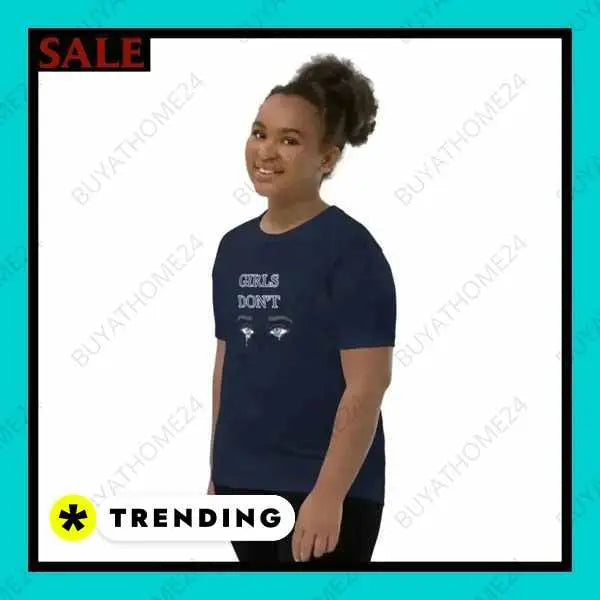 • Rundhalsshirts I Kurzarm Mädchen T-Shirt S, M, L, XL - BUYATHOME24