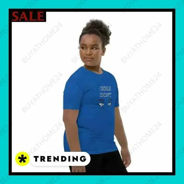 • Rundhalsshirts I Kurzarm Mädchen T-Shirt S, M, L, XL - BUYATHOME24