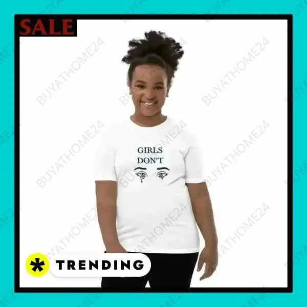 • Rundhalsshirts I Kurzarm Mädchen T-Shirt S, M, L, XL - BUYATHOME24
