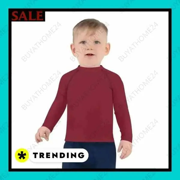 • Sportbekleidung I Kinder Langarm T-Shirt 92 cm - 128 cm - BUYATHOME24