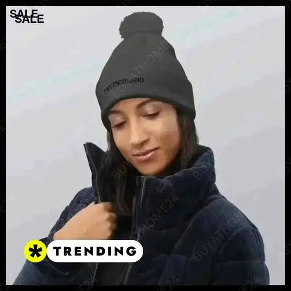 • Wintermütze I Herren & Damen Bommel Strickmütze 51 cm - 55 cm - BUYATHOME24