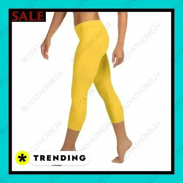 • Yoga Leggings I Damen Capri-Leggings XS, S, M, L, XL - BUYATHOME24