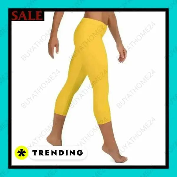 • Yoga Leggings I Damen Capri-Leggings XS, S, M, L, XL - BUYATHOME24