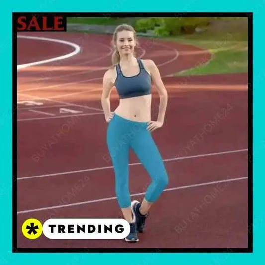 ▻ Sportleggings & Sporthosen I Damen Capri-Leggings XS - XL BUYATHOME24®