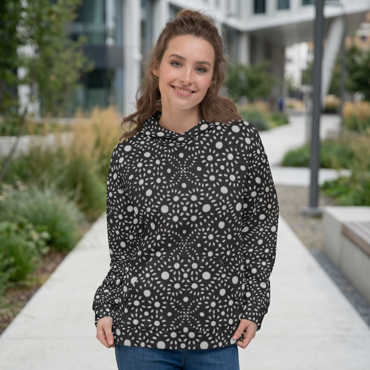 Damen Hoodie mit Rückenprint, kuscheliger Kapuzenpullover in XS-3XL, bequem und stylisch, von BUYATHOME24.