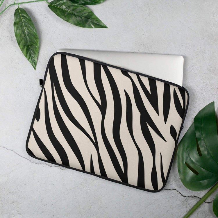 Laptoptasche aus Neopren mit Kunstfell-Innenfutter für MacBook, 13 und 15 Zoll, von BUYATHOME24, weiches Design