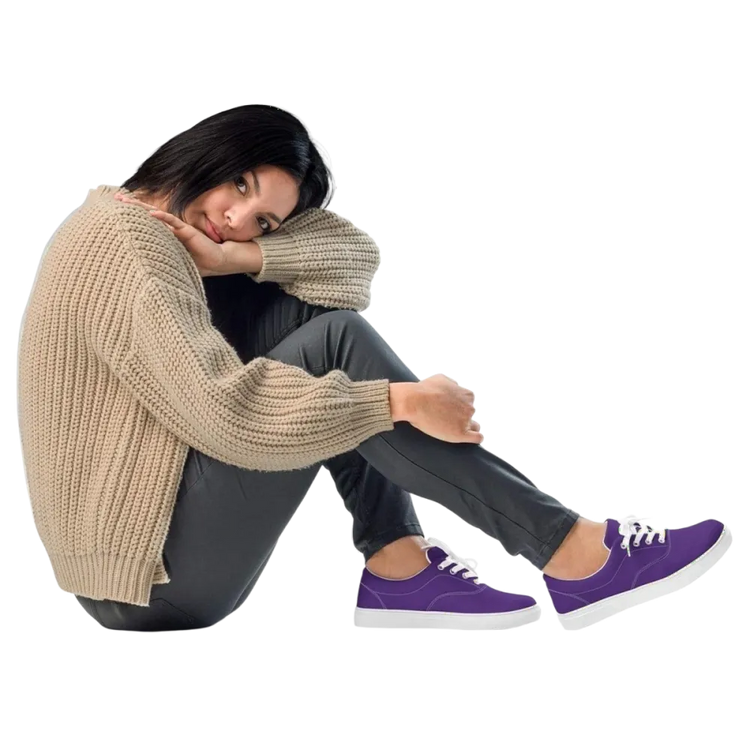 Atmungsaktive Damen-Canvas-Sneaker in Größe 35-44 von BUYATHOME24, bequeme Damenschuhe mit leichter Oberfläche.