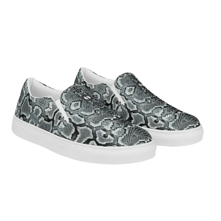 Damen Canvas-Slipper von BUYATHOME24, gepolsterte Slip-On Schuhe für Damen, Größe 35-44, bequeme Textil-Design