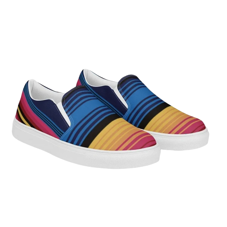 Damen Canvas Slipper von BUYATHOME24, atmungsaktive Sommerschuhe mit EVA-Sohle, in Größe 35-44, bequem und leicht.