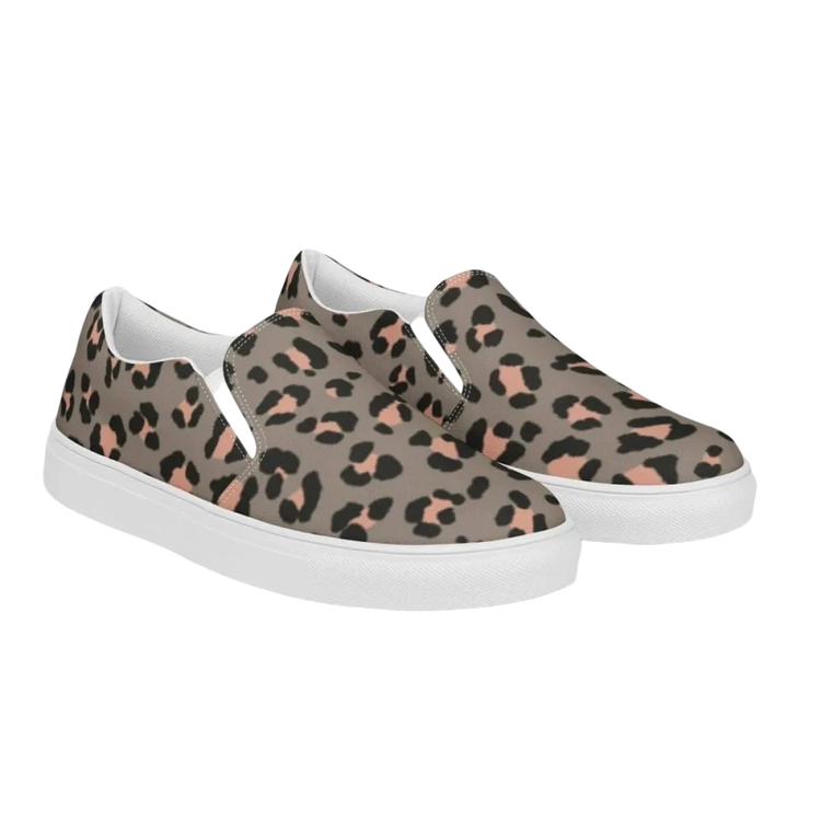 Damen Canvas Slipper von BUYATHOME24 in Größe 35-44, bequeme Slip-On Schuhe mit bedruckbarem Obermaterial, modisch und praktisch