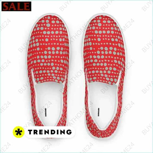 ▻ Damenschuhe I Mädchen & Damen Canvas Slipper 35 - 44 BUYATHOME24®