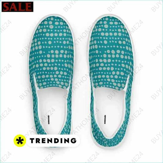 ▻ Damenschuhe I Mädchen & Damen Canvas Slipper 35 - 44 BUYATHOME24®