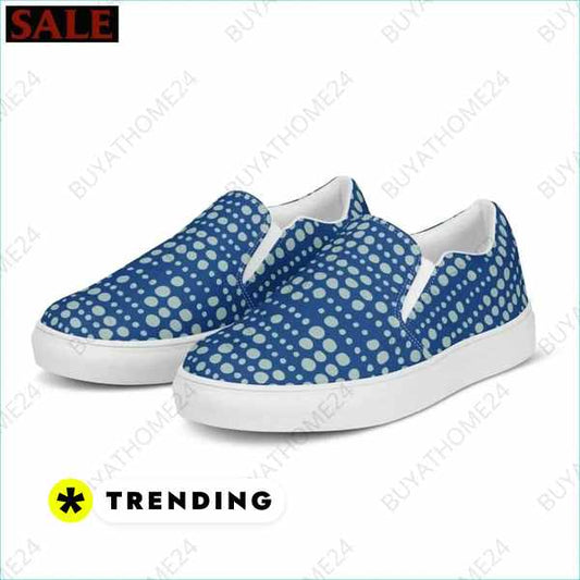 ▻ Damenschuhe I Mädchen & Damen Canvas Slipper 35 - 44 BUYATHOME24®