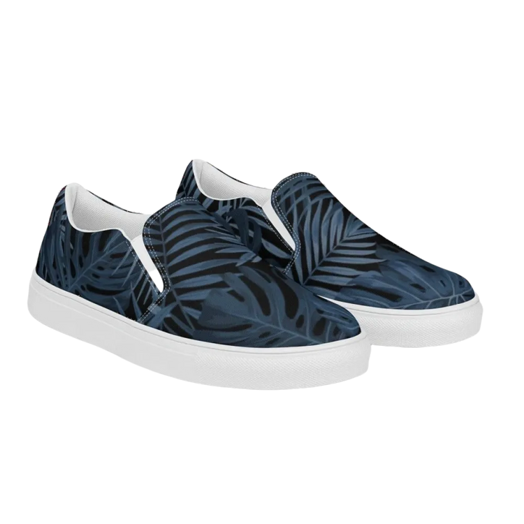 Damen Canvas Slipper von BUYATHOME24, handgenäht mit EVA-Sohle, in Größe 35-44, bedruckbar, bequeme Sommerschuhe