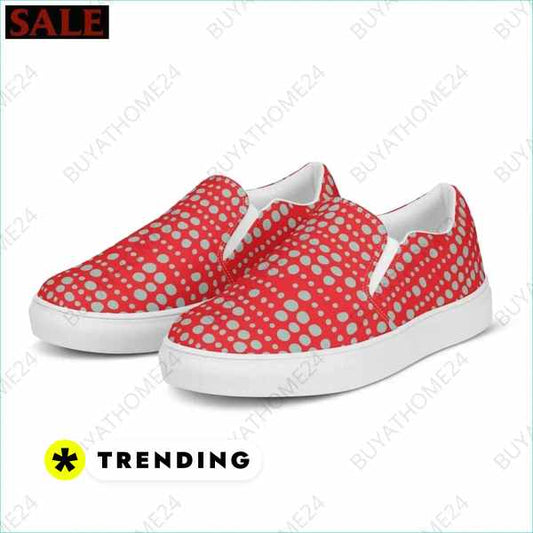 ▻ Damenschuhe I Mädchen & Damen Canvas Slipper 35 - 44 BUYATHOME24®