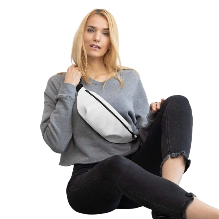 Unisex Bauchtasche von BUYATHOME24, wasserfest, handgenäht, 70-133 cm, Textildruck, praktische Gürteltasche für Damen