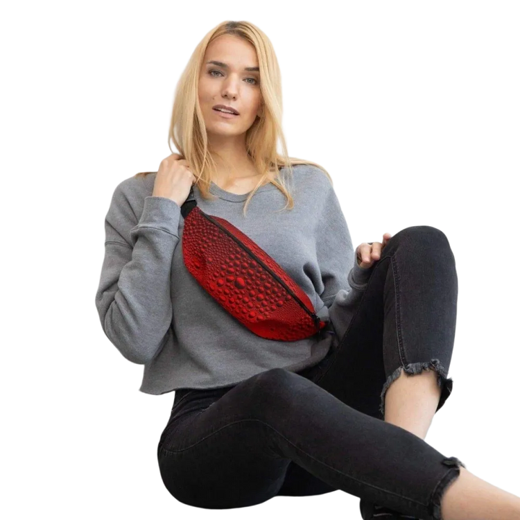 Unisex wasserfeste Bauchtasche aus Polyester, 70-133 cm, mit Textildruck, für Damen, von BUYATHOME24, vielseitige Gürteltasche