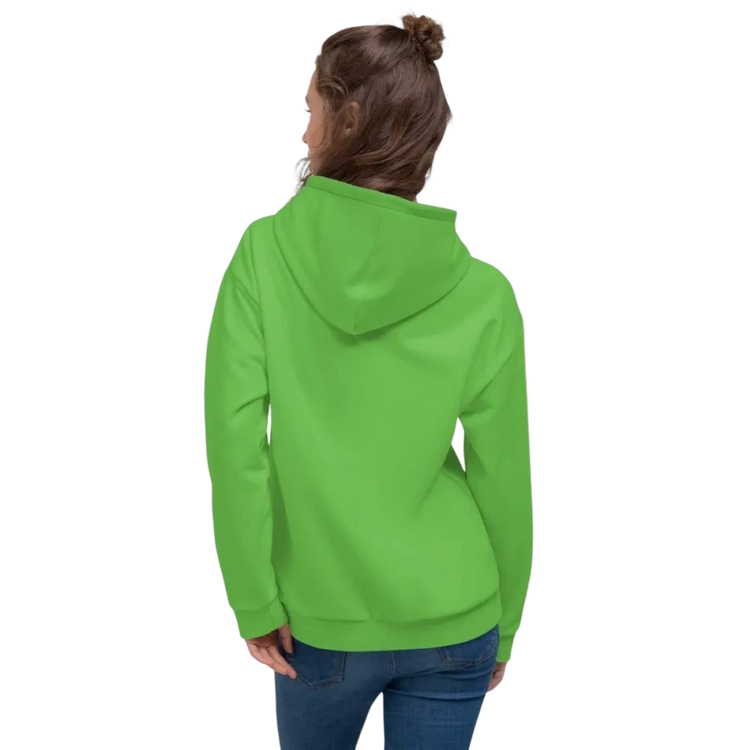 Unisex Hoodie mit Allover-Print in Limettengrün, Damen- oder Herren-Hoodie, bequem, modisch, in XS bis 3XL, von BUYATHOME24