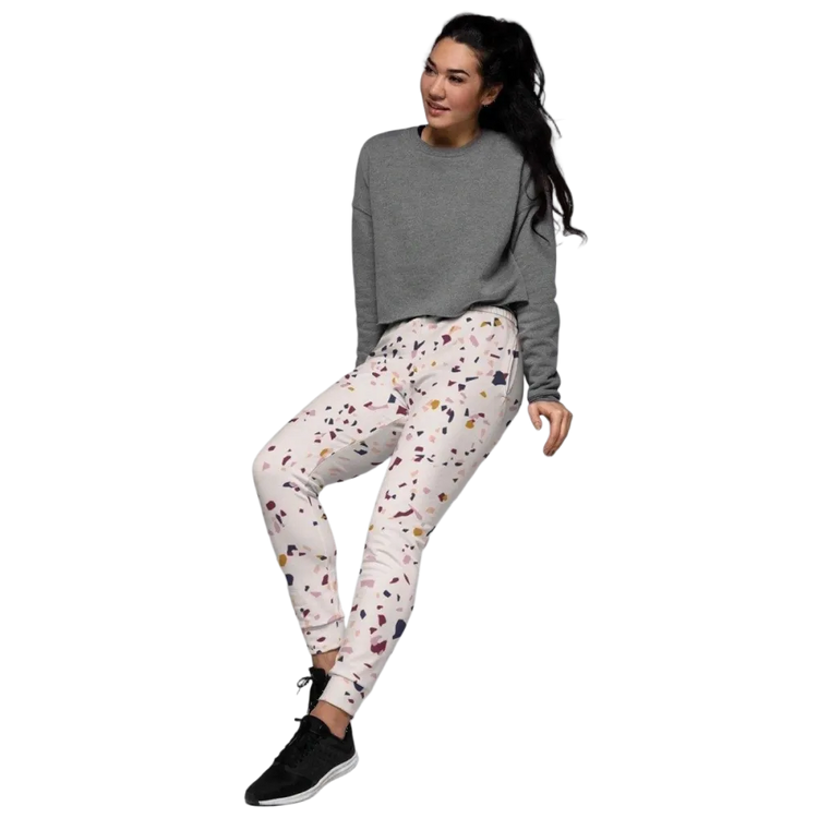 Damen Fitnesshose mit Fleece-Futter, Taschen und elastischem Bund in XS-3XL, bequeme Jogginghose von BUYATHOME24