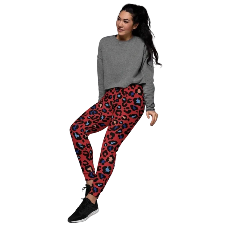 Damen Jogginghose aus Baumwoll-Mix mit Taschen, in XS bis 3XL, bequem und casual, von BUYATHOME24, auf weißem Hintergrund.