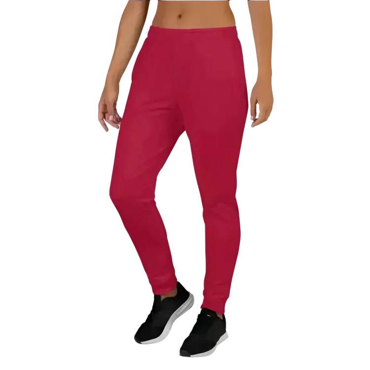 Damen Jogginghose aus Baumwoll-Mix mit Taschen in XS-3XL, bequem und lässig, von BUYATHOME24, auf weißem Hintergrund.