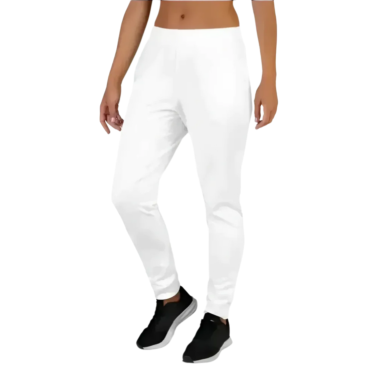 Weiche Damen Jogginghose aus Fleece-Baumwollmix in XS bis 3XL, mit bedruckbarem Stoff, von BUYATHOME24.