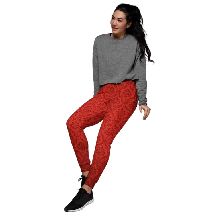 Damen Fitnesshose mit Fleece-Futter, Taschen und elastischem Bund, in XS bis 3XL, von BUYATHOME24, bequem und sportlich.