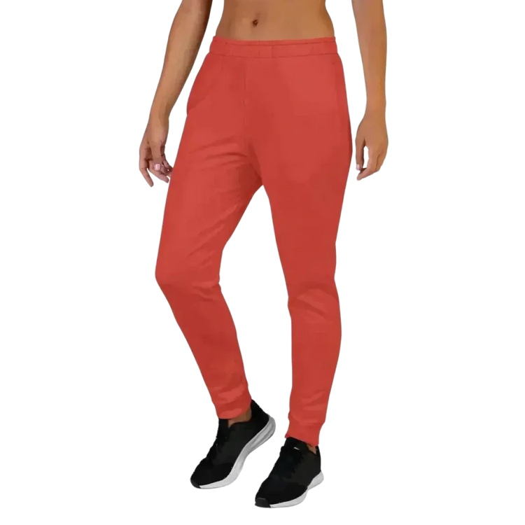 Damen Jogginghose aus Fleece mit Taschen in XS-3XL, bedruckbar, von BUYATHOME24, bequemer Freizeit-Look, weiches Material.