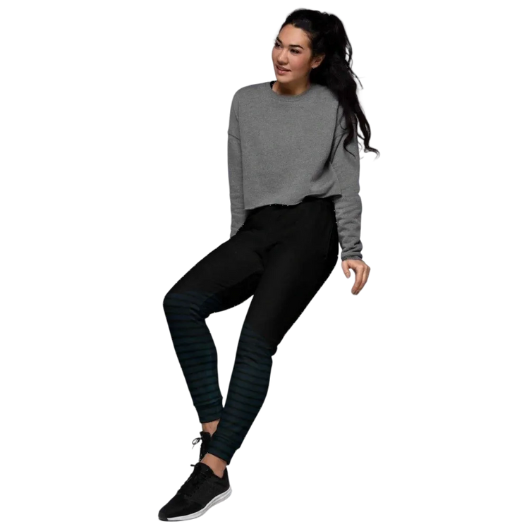 Damen Jogginghose aus Baumwoll-Mix mit Fleece-Innenseite, in XS bis 3XL, von BUYATHOME24, bequemes, warmes Trend-Workout-Outfit