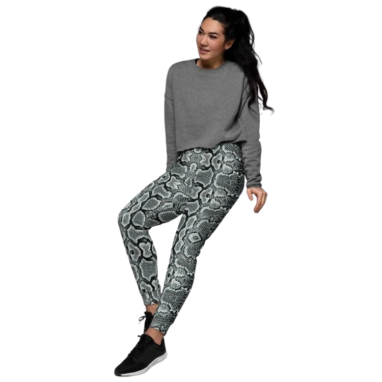 Damen Jogginghose aus Baumwollmix in XS bis 3XL, bequem und sportlich, mit Textildruck, von BUYATHOME24.