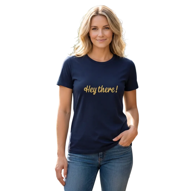 Grafik Damen T-Shirt in Kurzarm mit Rundhalsausschnitt, bequem und modisch, in S-3XL, von BUYATHOME24.
