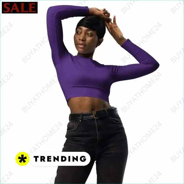 • Fitnessbekleidung I Damen Langarm Crop Top 2XS - 6XL Textildruck BUYATHOME24, T-Shirts BUYATHOME24, Hoodies BUYATHOME24, Hosen BUYATHOME24, Jacken BUYATHOME24, Schuhe BUYATHOME24