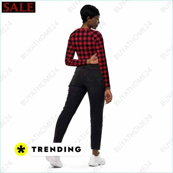 • Fitnessbekleidung I Damen Langarm Crop Top 2XS - 6XL Textildruck BUYATHOME24, T-Shirts BUYATHOME24, Hoodies BUYATHOME24, Hosen BUYATHOME24, Jacken BUYATHOME24, Schuhe BUYATHOME24