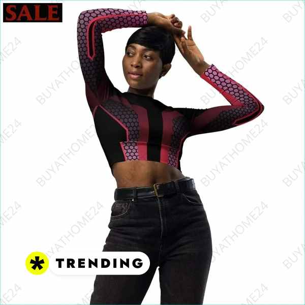 • Fitnessbekleidung I Damen Langarm Crop Top 2XS - 6XL Textildruck BUYATHOME24, T-Shirts BUYATHOME24, Hoodies BUYATHOME24, Hosen BUYATHOME24, Jacken BUYATHOME24, Schuhe BUYATHOME24