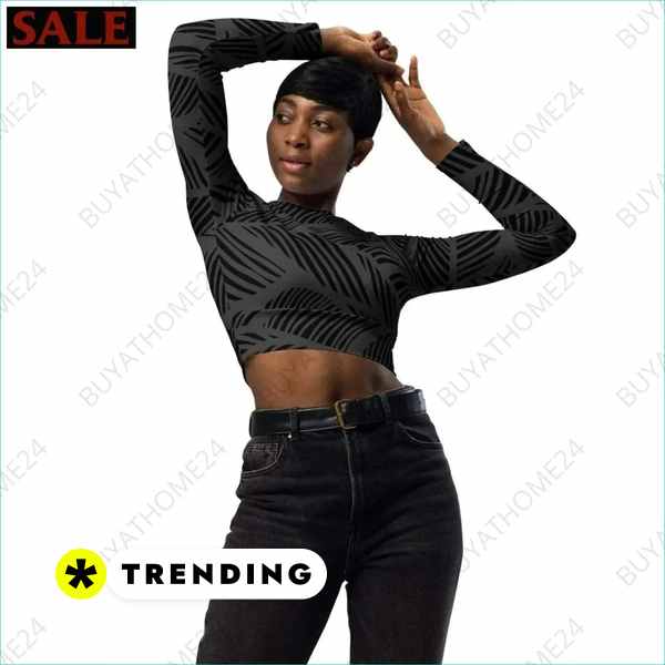 • Fitnessbekleidung I Damen Langarm Crop Top 2XS - 6XL Textildruck BUYATHOME24, T-Shirts BUYATHOME24, Hoodies BUYATHOME24, Hosen BUYATHOME24, Jacken BUYATHOME24, Schuhe BUYATHOME24