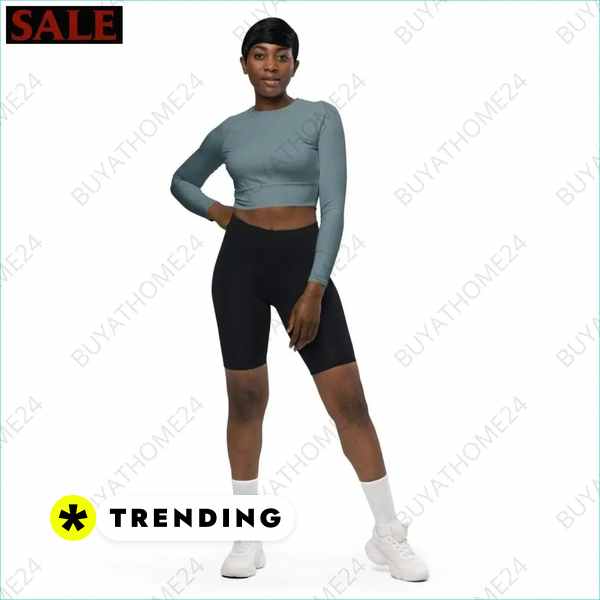 • Fitnessbekleidung I Damen Langarm Crop Top 2XS - 6XL Textildruck BUYATHOME24, T-Shirts BUYATHOME24, Hoodies BUYATHOME24, Hosen BUYATHOME24, Jacken BUYATHOME24, Schuhe BUYATHOME24