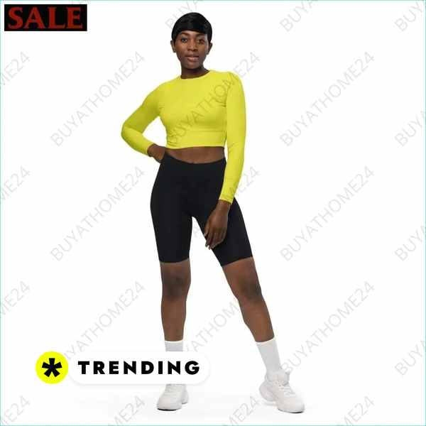 • Fitnessbekleidung I Damen Langarm Crop Top 2XS - 6XL Textildruck BUYATHOME24, T-Shirts BUYATHOME24, Hoodies BUYATHOME24, Hosen BUYATHOME24, Jacken BUYATHOME24, Schuhe BUYATHOME24