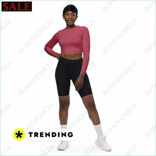 • Fitnessbekleidung I Damen Langarm Crop Top 2XS - 6XL Textildruck BUYATHOME24, T-Shirts BUYATHOME24, Hoodies BUYATHOME24, Hosen BUYATHOME24, Jacken BUYATHOME24, Schuhe BUYATHOME24