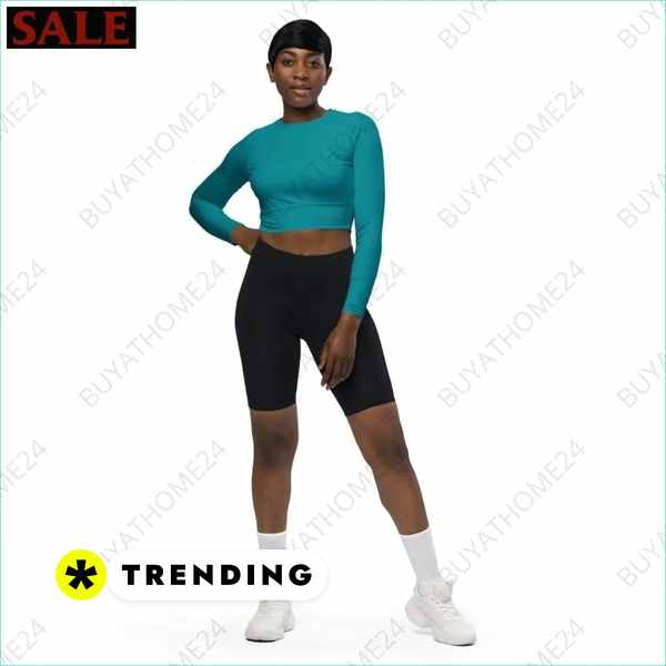 • Fitnessbekleidung I Damen Langarm Crop Top 2XS - 6XL Textildruck BUYATHOME24, T-Shirts BUYATHOME24, Hoodies BUYATHOME24, Hosen BUYATHOME24, Jacken BUYATHOME24, Schuhe BUYATHOME24