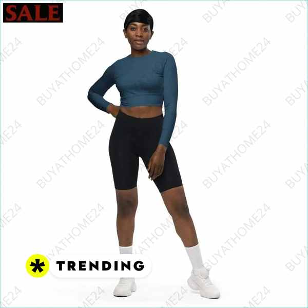 • Fitnessbekleidung I Damen Langarm Crop Top 2XS - 6XL Textildruck BUYATHOME24, T-Shirts BUYATHOME24, Hoodies BUYATHOME24, Hosen BUYATHOME24, Jacken BUYATHOME24, Schuhe BUYATHOME24