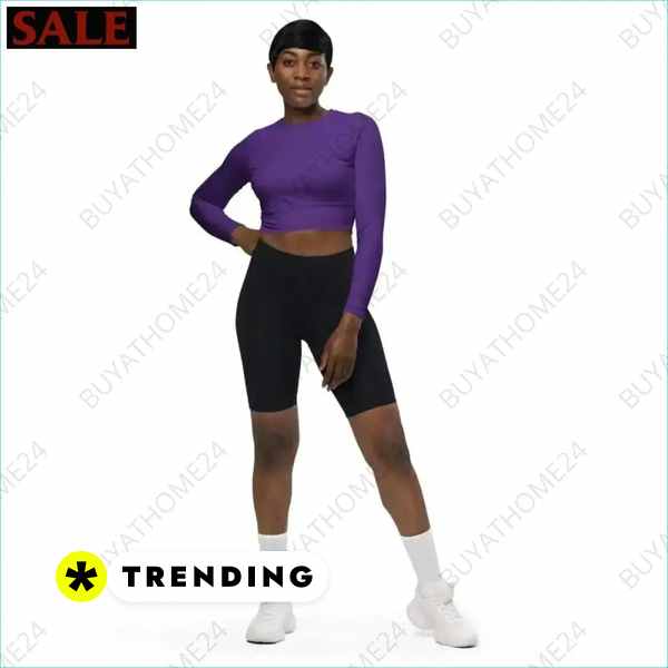 • Fitnessbekleidung I Damen Langarm Crop Top 2XS - 6XL Textildruck BUYATHOME24, T-Shirts BUYATHOME24, Hoodies BUYATHOME24, Hosen BUYATHOME24, Jacken BUYATHOME24, Schuhe BUYATHOME24