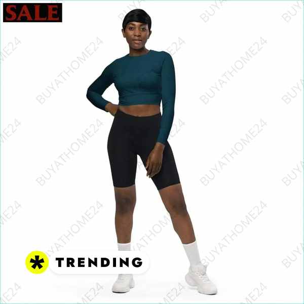 • Fitnessbekleidung I Damen Langarm Crop Top 2XS - 6XL Textildruck BUYATHOME24, T-Shirts BUYATHOME24, Hoodies BUYATHOME24, Hosen BUYATHOME24, Jacken BUYATHOME24, Schuhe BUYATHOME24