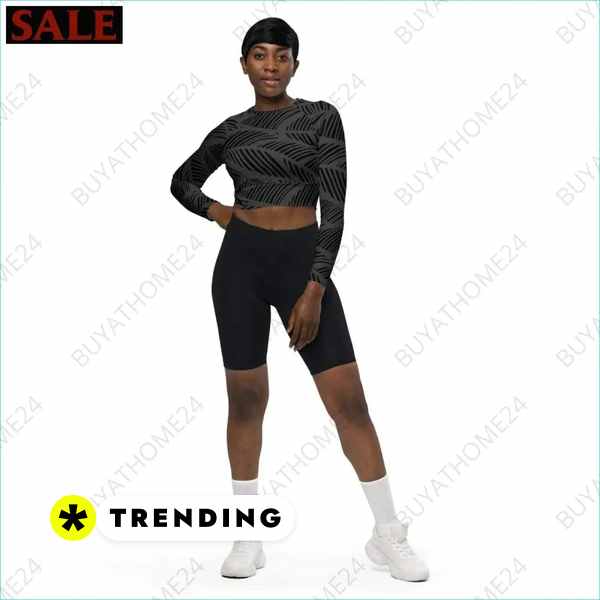 • Fitnessbekleidung I Damen Langarm Crop Top 2XS - 6XL Textildruck BUYATHOME24, T-Shirts BUYATHOME24, Hoodies BUYATHOME24, Hosen BUYATHOME24, Jacken BUYATHOME24, Schuhe BUYATHOME24