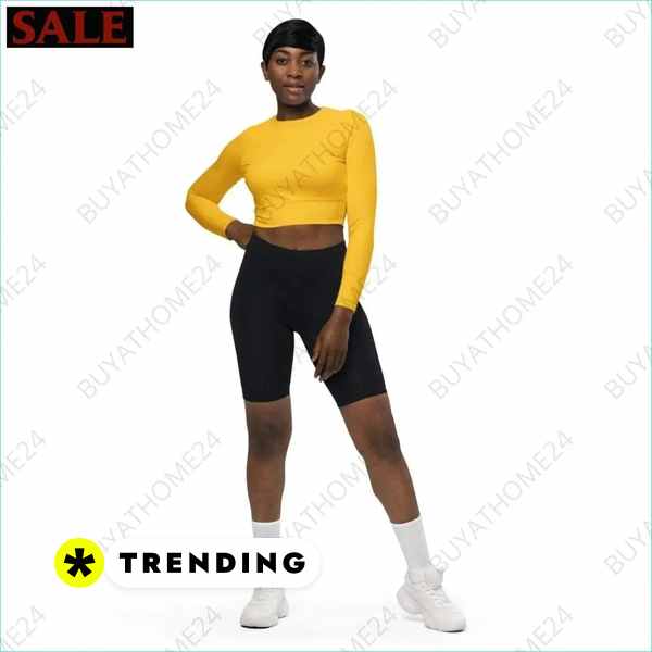 • Fitnessbekleidung I Damen Langarm Crop Top 2XS - 6XL Textildruck BUYATHOME24, T-Shirts BUYATHOME24, Hoodies BUYATHOME24, Hosen BUYATHOME24, Jacken BUYATHOME24, Schuhe BUYATHOME24