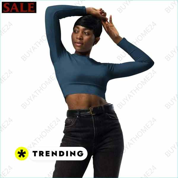 • Fitnessbekleidung I Damen Langarm Crop Top 2XS - 6XL Textildruck BUYATHOME24, T-Shirts BUYATHOME24, Hoodies BUYATHOME24, Hosen BUYATHOME24, Jacken BUYATHOME24, Schuhe BUYATHOME24