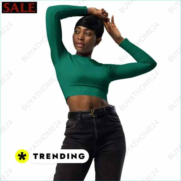 • Fitnessbekleidung I Damen Langarm Crop Top 2XS - 6XL Textildruck BUYATHOME24, T-Shirts BUYATHOME24, Hoodies BUYATHOME24, Hosen BUYATHOME24, Jacken BUYATHOME24, Schuhe BUYATHOME24