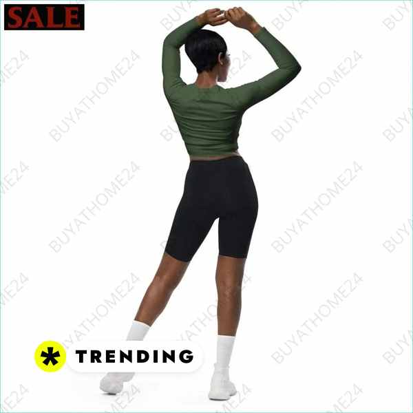• Fitnessbekleidung I Damen Langarm Crop Top 2XS - 6XL Textildruck BUYATHOME24, T-Shirts BUYATHOME24, Hoodies BUYATHOME24, Hosen BUYATHOME24, Jacken BUYATHOME24, Schuhe BUYATHOME24