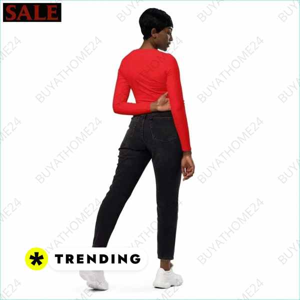 • Fitnessbekleidung I Damen Langarm Crop Top 2XS - 6XL Textildruck BUYATHOME24, T-Shirts BUYATHOME24, Hoodies BUYATHOME24, Hosen BUYATHOME24, Jacken BUYATHOME24, Schuhe BUYATHOME24